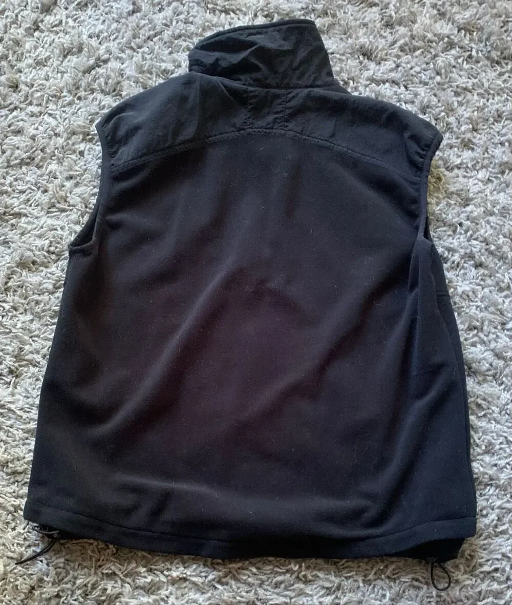 THE NORTH FACE WINDSTOPPER GORE black Fleece VEST Men's sz L